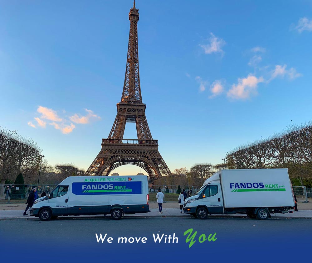 Furgonetas para mudanzas - FANDOS Rent Teruel o Valencia