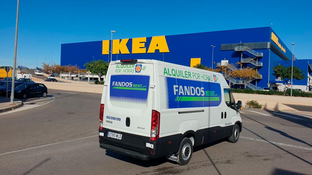 Alquiler de furgonetas por horas en Teruel, Zaragoza y Valencia