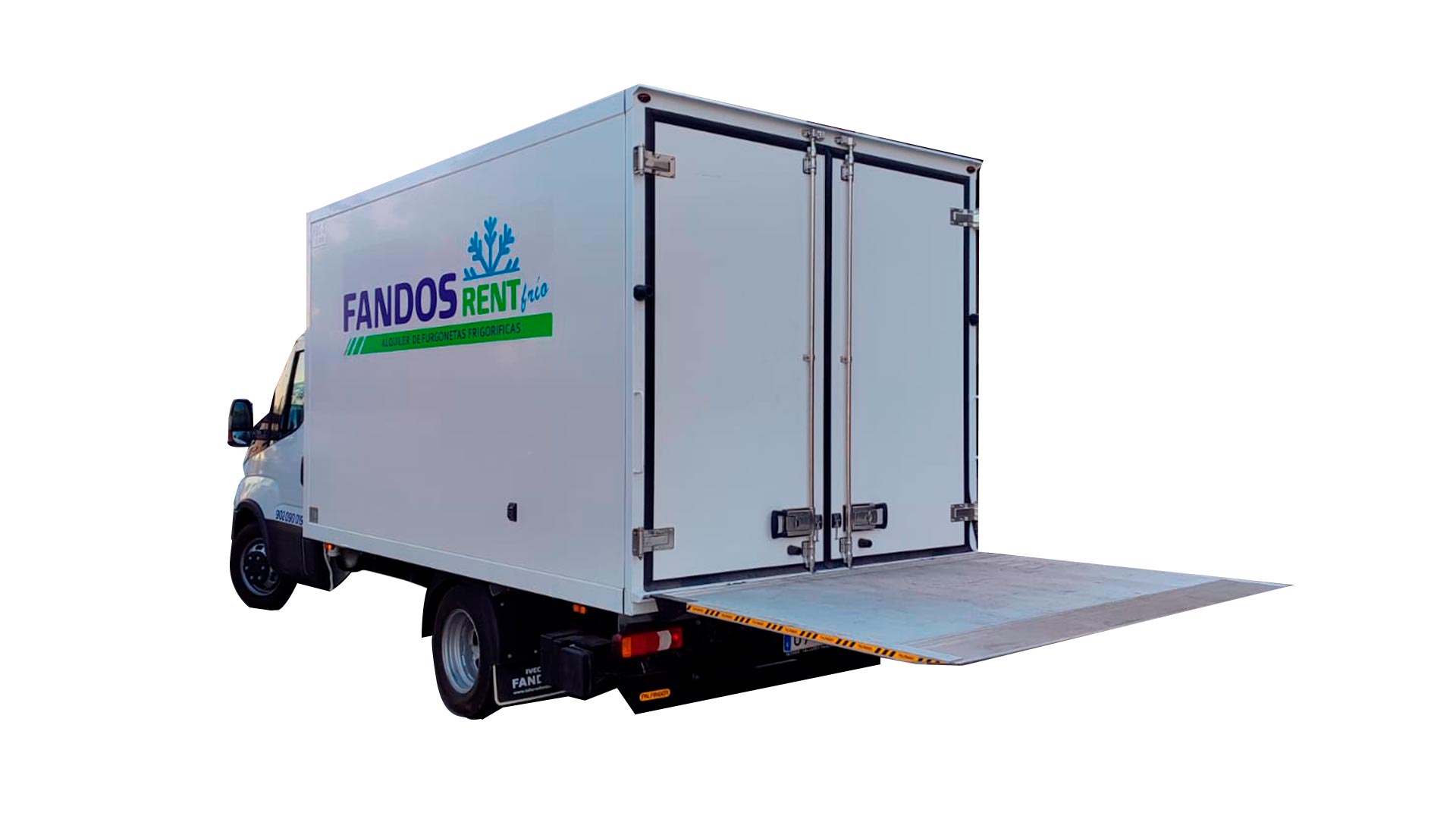 Furgoneta frigorífica en alquiler con trampilla elevadora