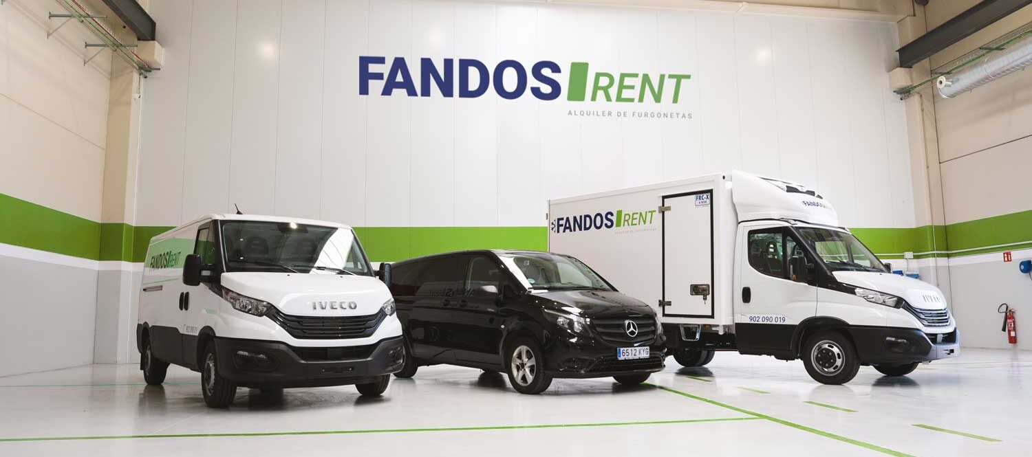 Alquiler de furgonetas con FANDOS Rent. Amplio catálogo