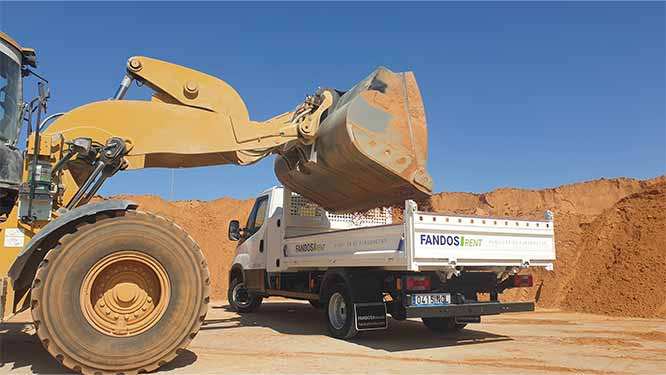 Alquiler de furgonetas para construcción y obra